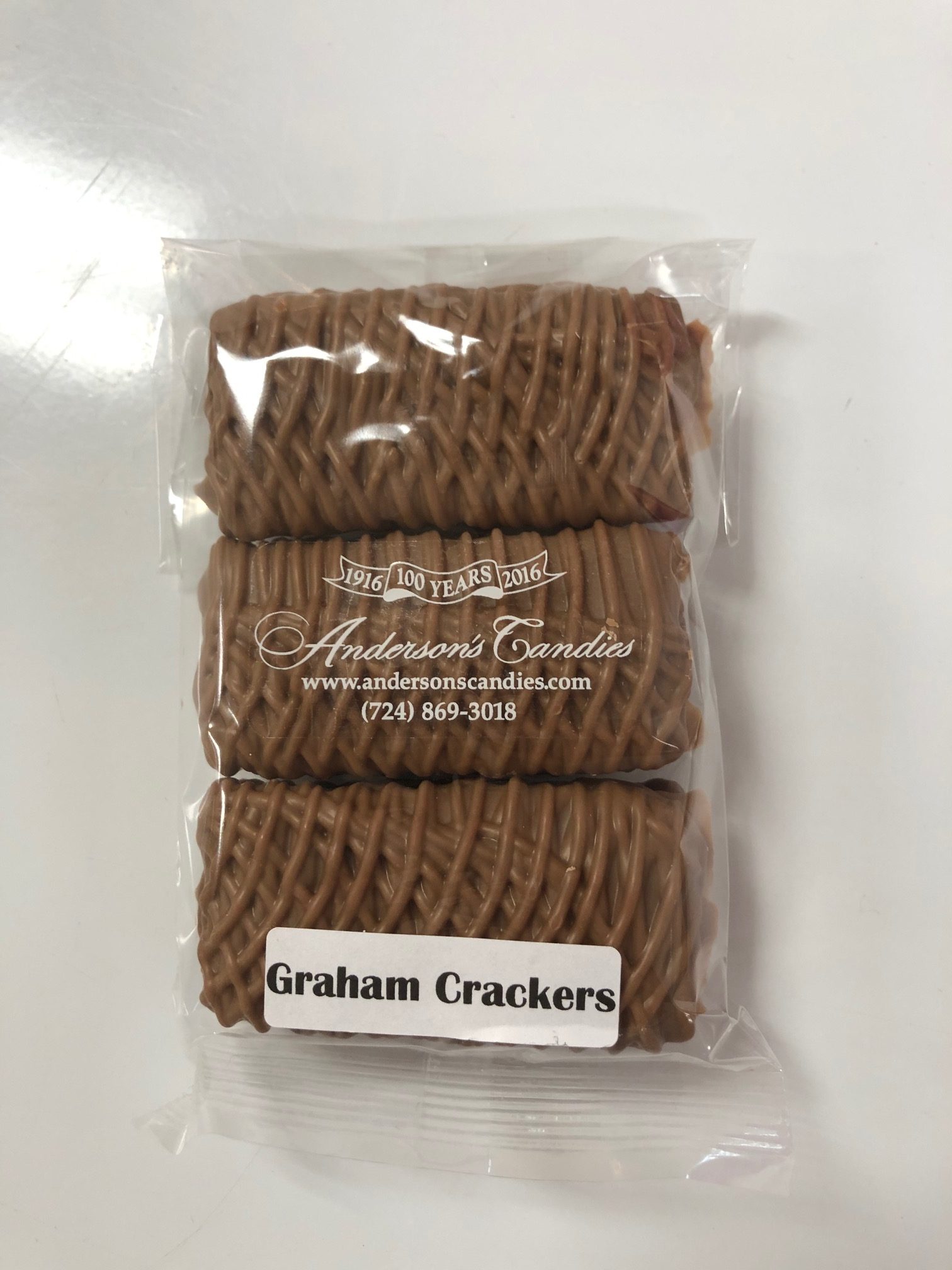 Chocolate Covered Graham Crackers - Anderson's Candies - Fundraising